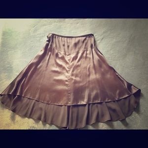 Diane Von Furstenberg Silk & Lycra Skirt Sz 2 NWT